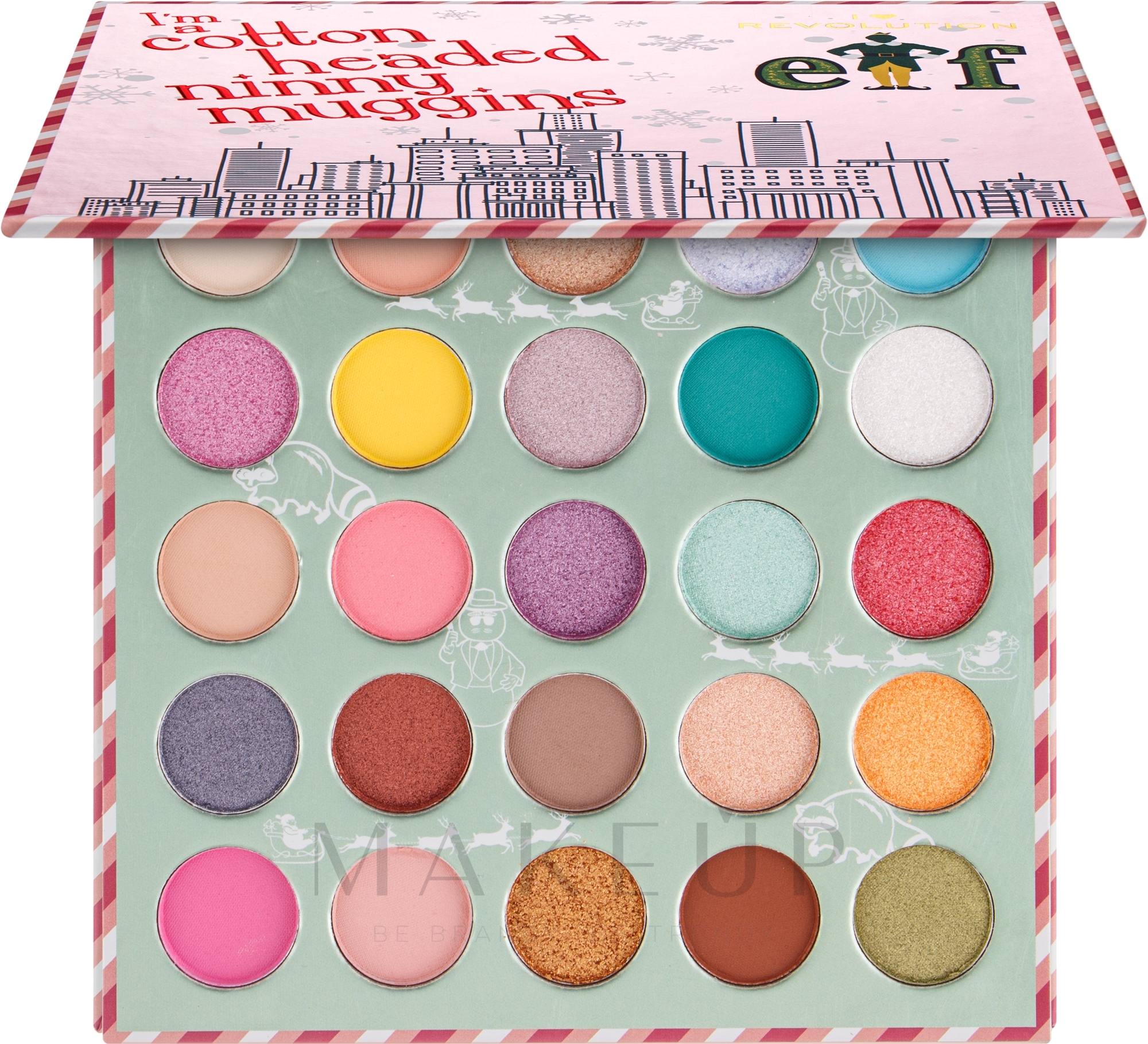 Lidschatten-Palette - I Heart Revolution Elf Eyeshadow Palette Ninny Muggins — Bild 11.25 g