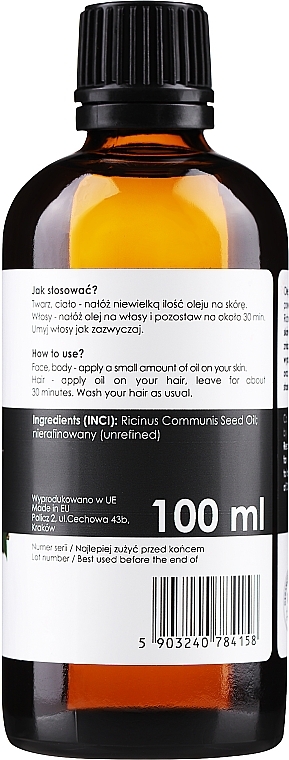 100% natürliches Rizinusöl - Your Natural Side Oil — Bild N4