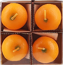Dekorative Kerzenset Orangen - AD — Bild N1