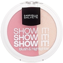 Rouge-Highlighter für das Gesicht - Gabriella Salvete Show It! Blush & Highlighter  — Bild N1