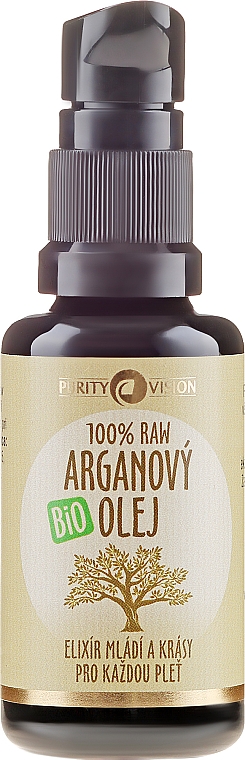 Bio Arganöl - Purity Vision 100% Raw Bio Argan Oil — Bild N2