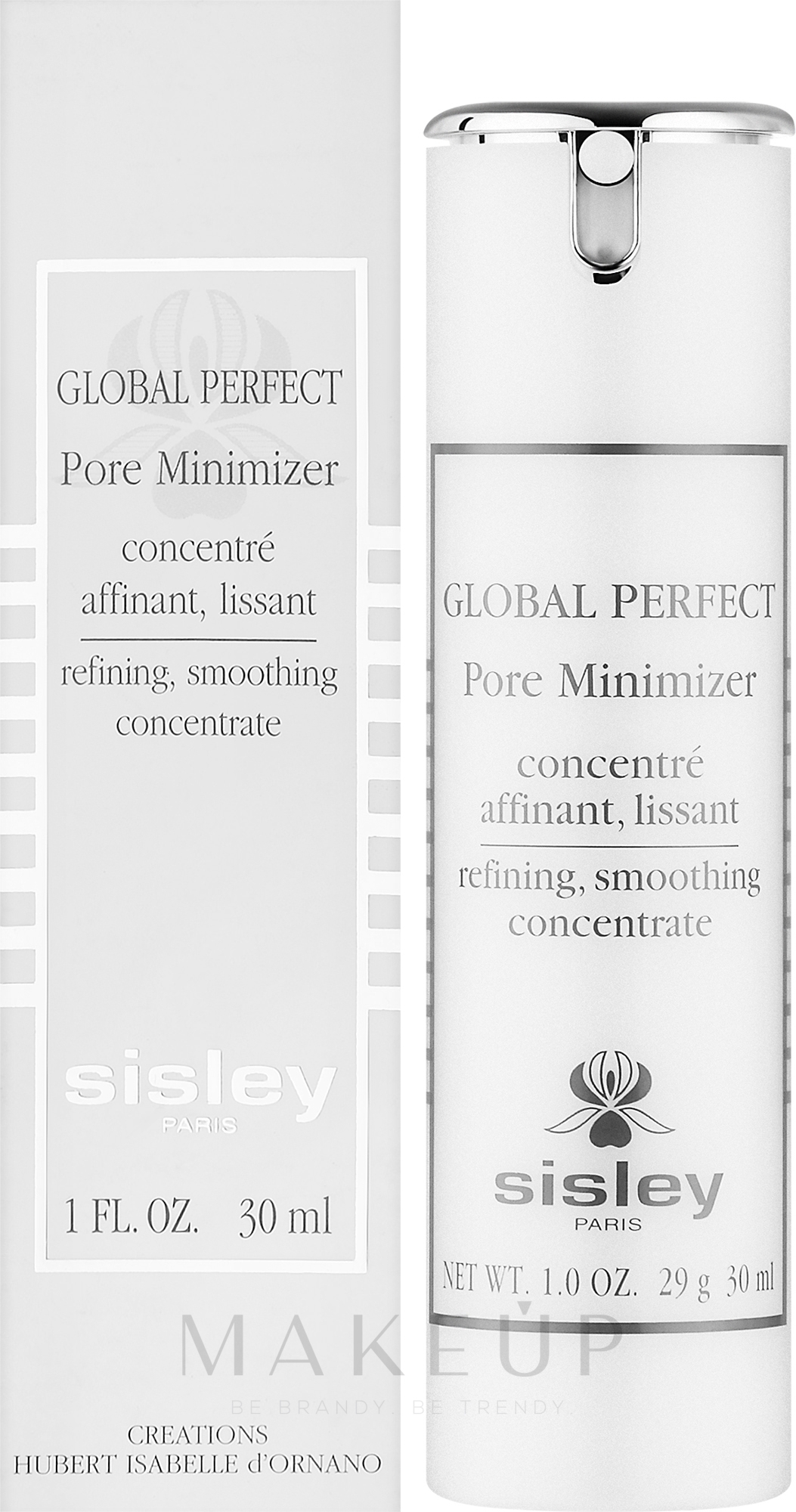 Glättendes straffendes und feuchtigkeitsspendendes Gesichtskonzentrat zur Porenverfeinerung - Sisley Global Perfect Pore Minimizer Refining Smoothing Concentrate — Bild 30 ml