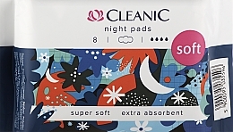 Damenbinden für die Nacht 8 St. - Cleanic Soft Night Pads — Bild N1
