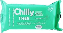 Erfrischende Feuchttücher für die Intimhygiene - Chilly Gel Fresh Intimate Wipes — Bild N1