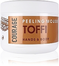 Pflegendes Körpermousse-Peeling mit Olivenöl und Aloe-Vera-Extrakt - Courage Hands&Body Toffi Peeling Mousse — Bild N1