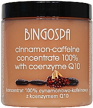 Düfte, Parfümerie und Kosmetik Anti-Cellulite Zimt- und Koffeinkonzentrat mit Coenzym Q10 - BingoSpa Concentrate 100% Cinnamon-Caffeine With Coenzyme Q10