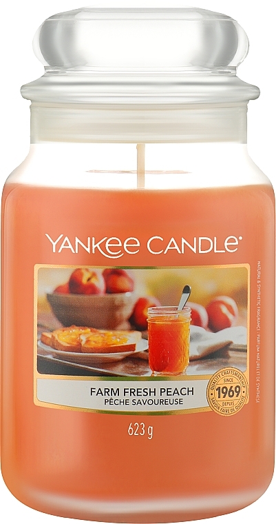 Duftkerze im Glas Farm Fresh Peach - Yankee Candle Farm Fresh Peach — Bild N2