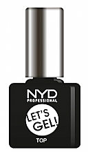Nagelüberlack - NYD Professional Let's Gel Top — Bild N1