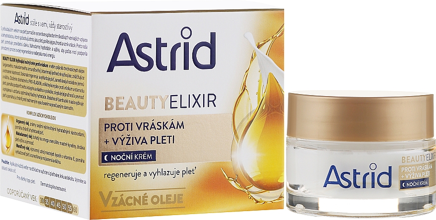 Feuchtigkeitsspendende Anti-Falten Nachtcreme - Astrid Moisturizing Anti-Wrinkle Day Night Cream — Bild N1
