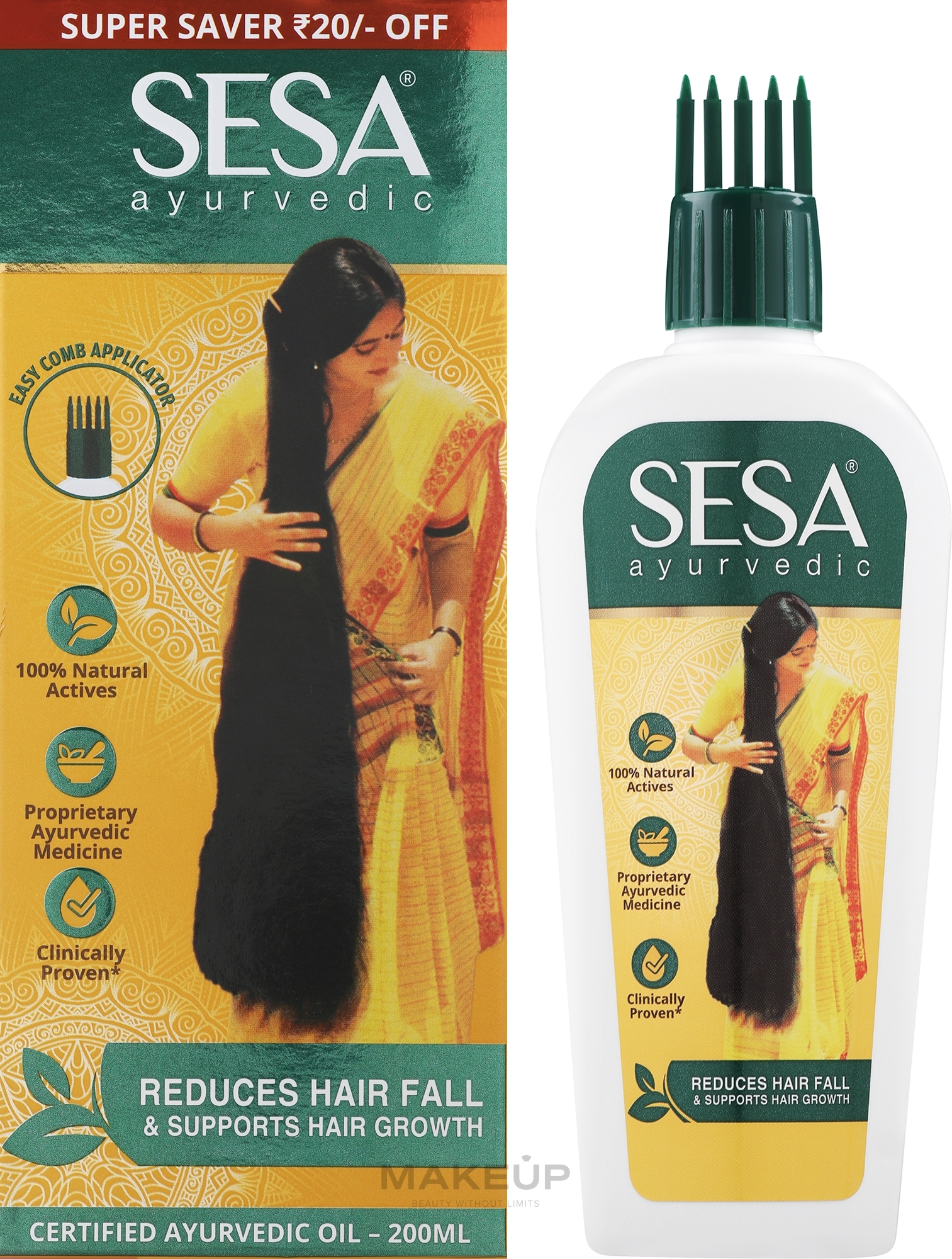Haaröl - Sesa Herbal Hair Oil — Bild 200 ml