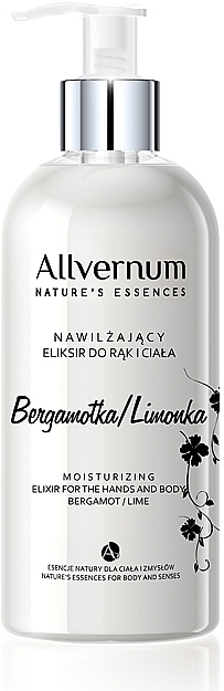 Feuchtigkeitsspendendes Haar- und Körperelixier "Bergamotte und Limette" - Allvernum Nature's Essences Elixir for Hands and Body — Bild N1