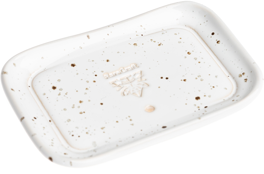 Seifenschale aus Keramik weiß-schwarz - RareCraft Soap Dish White & Black — Bild N2