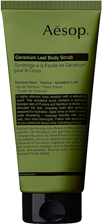 Körperpeeling mit Geranienblättern - Aesop Geranium Leaf Body Scrub — Bild N1