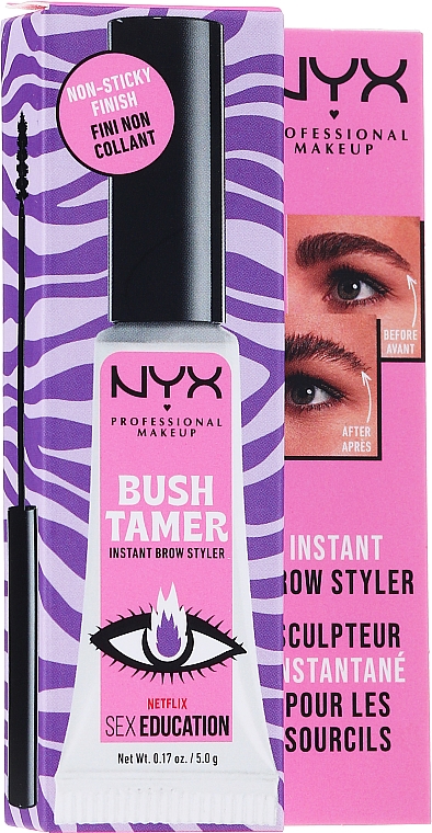 Augenbrauen-Fixierer - NYX Professional Makeup Brush Tamer Sex Education Instant Brow Styler