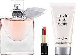 Lancome La Vie Est Belle - Duftset (Eau de Parfum 50ml + Körperlotion 50ml + Lippenstift 1.6g)  — Bild N2