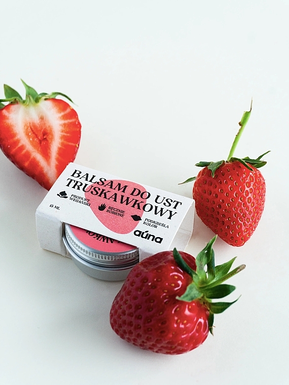 Lippenbalsam mit Erdbeerduft - Auna Strawberry Lip Balm — Bild N6