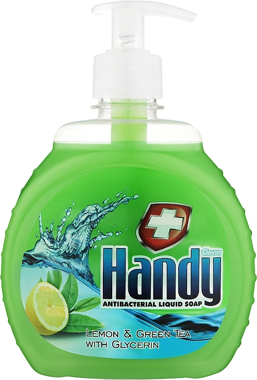 Flüssigseife Zitrone und Grüner Tee - Clovin Clovin Handy Lemon & Green Tea Antibacterial Liquid Soap — Bild N1