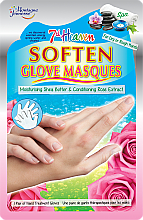 Düfte, Parfümerie und Kosmetik Weichmachende Handschuhmaske mit Sheabutter und Rosenextrakt - 7th Heaven Soften Gloves Masques