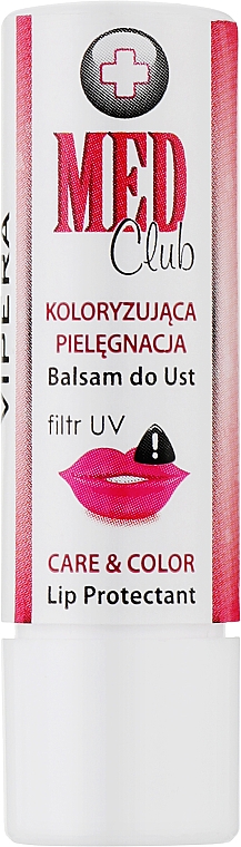 Lippenbalsam Pflege und Farbe - Vipera Med Club No 2 — Bild N1