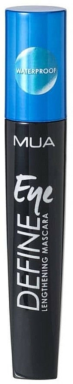 Wasserfeste Mascara für lange Wimpern - MUA Eye Define Waterproof — Bild N1