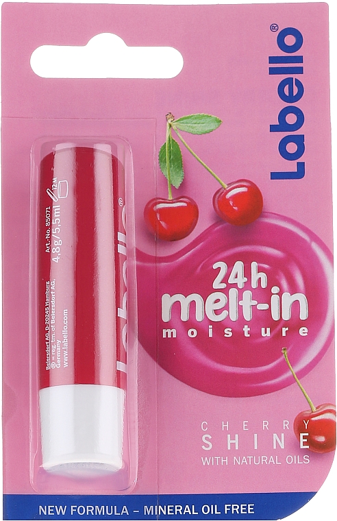Lippenbalsam mit Kirschgeschmack - Labello Lip Care Cherry Shine Lip Balm — Bild N1