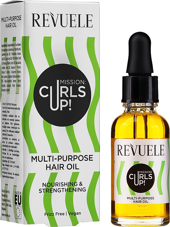 Multifunktionales Haaröl - Revuele Mission: Curls Up! Multi-Purpose Hair Oil — Bild N2