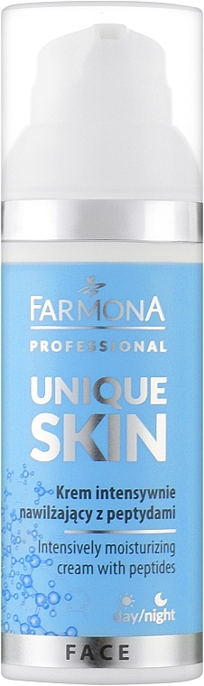 Intensiv feuchtigkeitsspendende Creme mit Peptiden - Farmona Professional Unique Skin Intensively Moisturizing Cream With Peptides — Bild N1