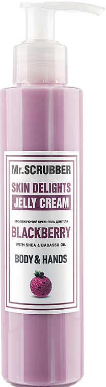 Feuchtigkeitsspendende Gel-Creme für den Körper mit Johannisbeersorbet - Mr.Scrubber Body & Hands Cream — Bild N1