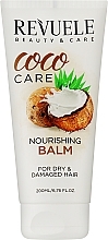 Düfte, Parfümerie und Kosmetik Pflegender Balsam für trockenes und strapaziertes Haar - Revuele Coco Oil Care Nourishing Balm