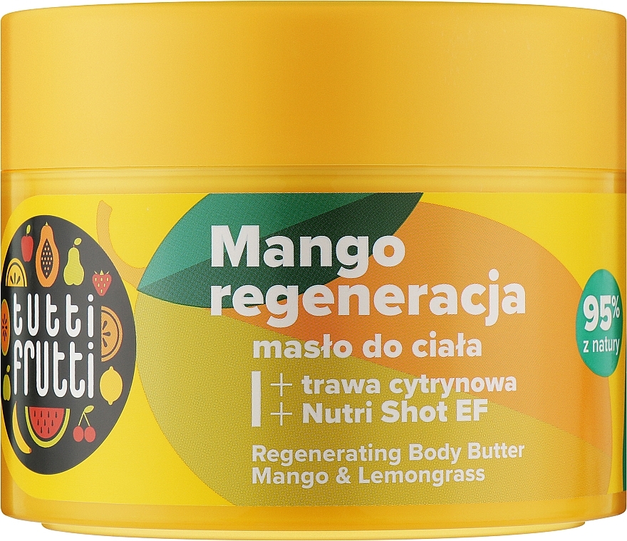 Körperbutter mit Mango und Zitronengras - Farmona Tutti Frutti Regenerating Body Butter Mango And Lemongrass — Bild N1
