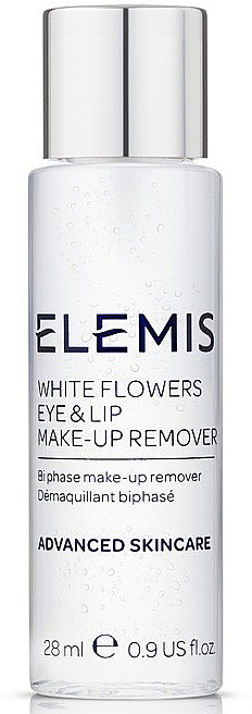 Zweiphasiger Make-up Entferner für Augen und Lippen mit weißen Blumen und Vitamin B5 - Elemis White Flowers Eye & Lip Make-Up Remover — Bild N1