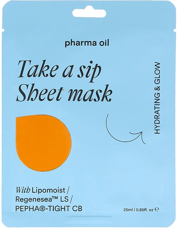 Tuchmaske für das Gesicht - Pharma Oil Take A Sip Sheet Mask — Bild N1