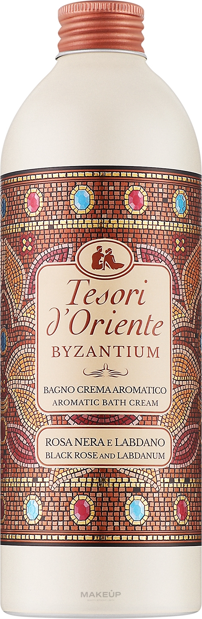 Tesori d`Oriente Byzantium Bath Cream - Badecreme mit schwarzer Rose und Ladanum — Bild 500 ml