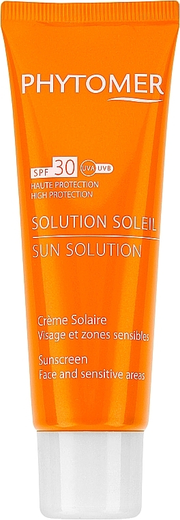 Sonnenschutzcreme für das Gesicht und die sensiblen Zonen LSF 30 - Phytomer Protective Sun Cream Sunscreen SPF30 — Bild N1