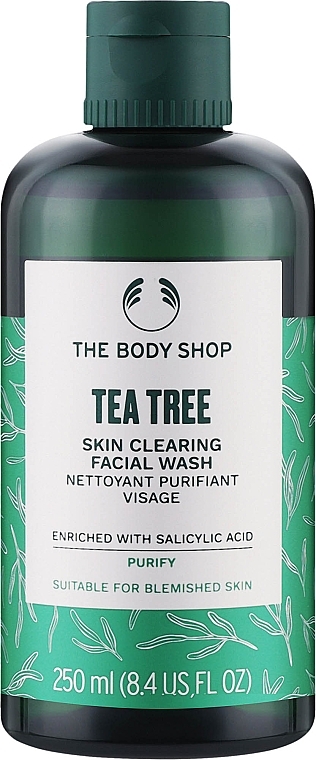 Waschgel für das Gesicht - The Body Shop Tea Tree Skin Clearing Facial Wash 91% Natural Origin — Bild N1