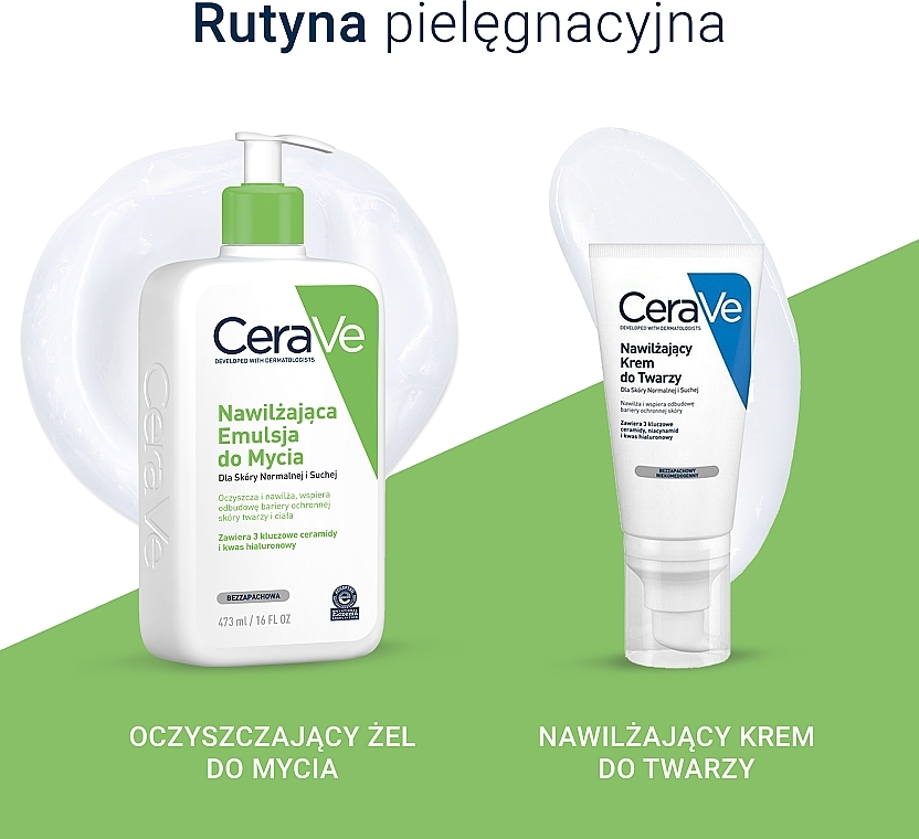 CeraVe Hydrating Cleanser - Feuchtigkeitsspendende Reinigungsemulsion für Körper und Gesicht mit 3 essentiellen Ceramiden und Hyaluronsäure  — Foto N6