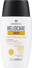 Sonnenschutzfluid mit Mineralfilter für empfindliche Gesichtshaut SPF 50 - Cantabria Labs Heliocare 360º Mineral Tolerance Fluid SPF50 — Bild N1