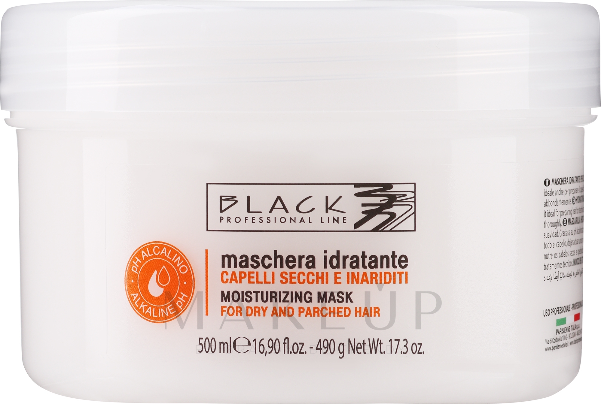 Feuchtigkeitsspendende Haarmaske - Black Professional Line Moisturising Hair Mask — Bild 500 ml
