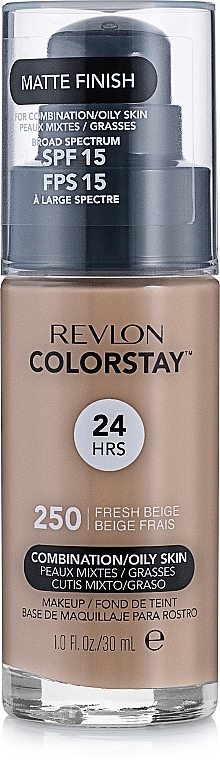 Langanhaltende Foundation LSF 15 - Revlon ColorStay for Combination/Oily Skin SPF 15