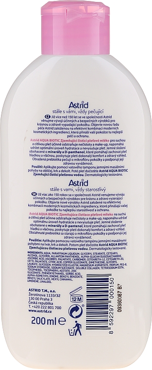 Gesichtsreinigungsmilch für trockene Haut - Astrid Soft Skin — Bild N2