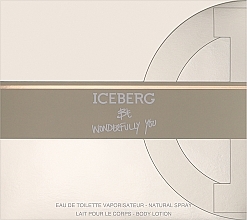 Düfte, Parfümerie und Kosmetik Iceberg Be Wonderfully You - Duftset (Eau de Toilette /100 ml + Körperlotion /100 ml) 