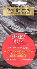 Düfte, Parfümerie und Kosmetik Gesichtsmaske mit Aktivkohle und grünem Ton - Perfecta Express Mask