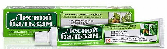 Zahnpasta gegen blutendes Zahnfleisch - Lesnoy Balsam