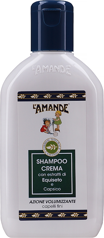 Creme-Shampoo für mehr Volumen mit Schachtelhalm-Extrakt - L'Amande Marseille Shampoo Crema — Bild N1