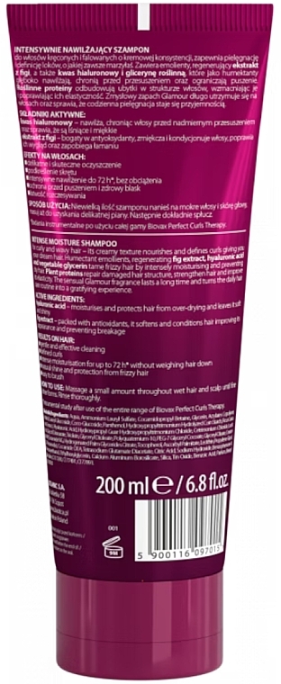 Shampoo für lockiges und welliges Haar - L'biotica Biovax Glamour Perfect Curls Therapy — Bild N2