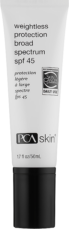 Sonnenschutzcreme für das Gesicht SPF 45 - PCA Skin Weightless Protection Broad Spectrum SPF 45 — Bild N1