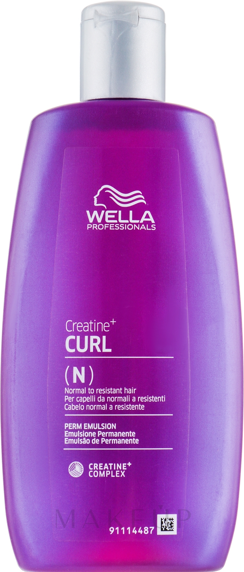 Haaremulsion für lebendige Locken - Wella Professionals Creatine+ Curl (N) Perm Emulsion — Bild 250 ml