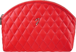 Kosmetiktasche für Damen rot - Janeke Quilted Red Pouch Empty Cod — Bild N1