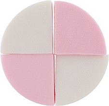 Düfte, Parfümerie und Kosmetik 4in1 Meke-up-Schwamm CS053WR weiß und rosa - Cosmo Shop Sponge