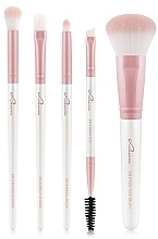 Make-up Pinselset 5-tlg. - Luvia Cosmetics Daily Selection Prime Vegan Candy Brush Set — Bild N1